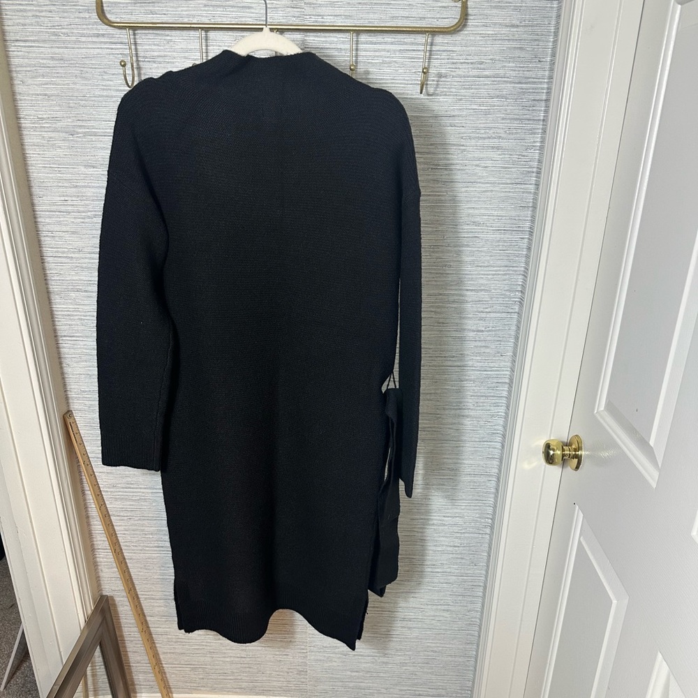 A new day black belted sweater dress